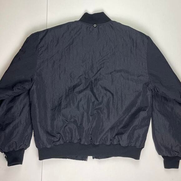 Vintage Arctic Cat Snowmobile 90s Quilt Lined Black & Green Jacket Size Medium - Picture 8 of 8